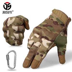 Camo Touch Screen Tactical Full Finger Handschoenen Leger Militaire Paintball Fiets Schieten Motorfiets Airsoft Combat Gear Mannen Dames LJ201215