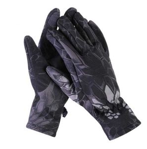 Camo invierno cálido nieve esquí mitones guante térmico motocicleta paseo en bicicleta ciclismo snowboard esquí táctico deportes al aire libre guantes antideslizantes