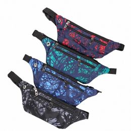 Camoue Fanny Pack Voyage Bum Sac Mey Taille Ceinture Marche Vacances Pochette Dames Casual Poitrine Étanche Pack pour Garçons Filles m1Rm #