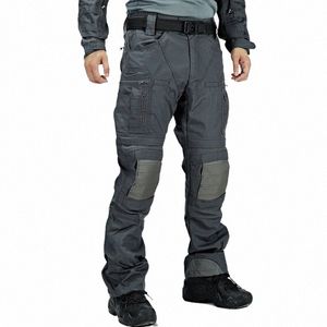 Camoue Pantalon tactique Hommes US Army imperméable résistant à l'usure Pantalon cargo hommes élastiques multi-poches Paintball Pant G7OO #