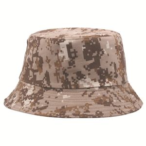 Camouflage seau chapeaux militaire chapeau pour hommes et femmes été Camo casquette pêche chapeaux chapeau de soleil