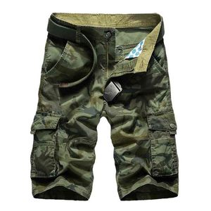 Camouflage camo vrachtschaars mannen heren casual shorts man man losse werk shorts man militaire korte broek plus maat 2944 210322