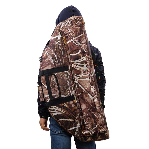 Camouflage Chasse Arc portable sac à main portable, sac à bandoulière unique sac de chasse en toile Q0705