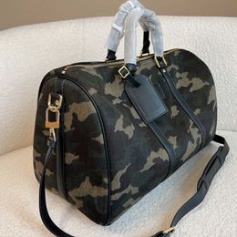 Camouflage bagages sac polochon sac de voyage femmes sacs de créateurs sacs à main femmes mode grande capacité bagages sac à main 45 CM