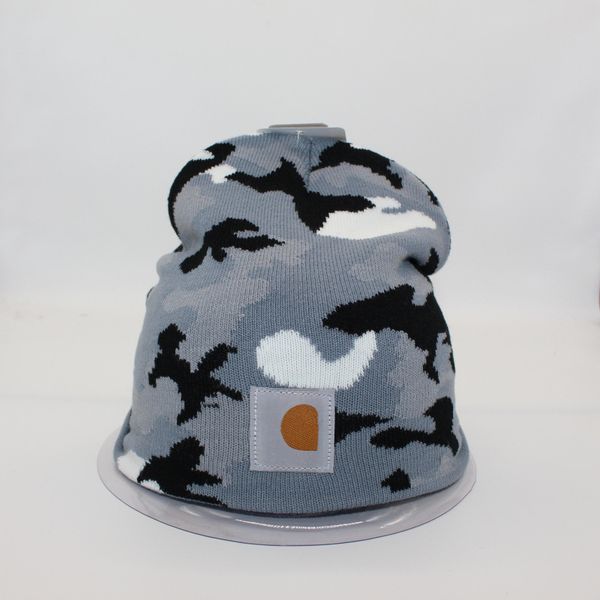 Bonnet tricoté de Camouflage pour hommes et femmes, court, équitation en plein air, chapeau Non pliable, marque, chaud, 3 couleurs, hiver