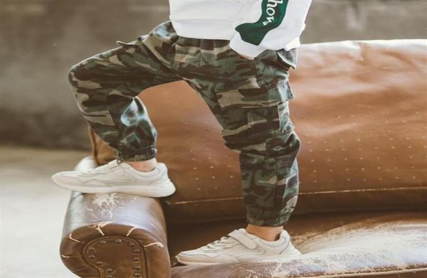 Pantalons de Camouflage enfants garçons pantalons coton longues adolescentes vêtements pantalons de Camouflage enfants pantalons grande taille 3 14 ans 31335960994