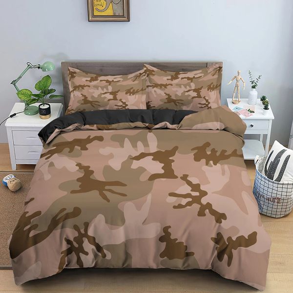 Camouflage Match Modèle Couvre-literie Couverture Microfibre Classic Clothing Style Masking Camo Imprimer Cou courtepointe / couvre-flèche Décor de maison