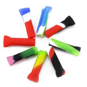 Modèle de camouflage Portable Filtre de silicone Pièces en silicone Herbe Dry Tobacco Papiers de roulement bruts Papiers à cigarette de tabac de plusieurs couleurs