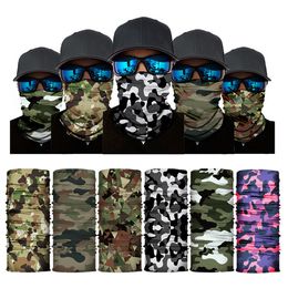 Série de camouflage écharpe magique sport respirant absorbant la sueur masque magique multi-usages sports de plein air couvre-cou Designer Masques T9I00460