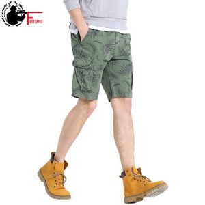 Camouflage Pantalon Court Hommes Cargo Shorts Hommes Coton Lavé Bermudas Culottes Hommes Jeune Été Camo Salopette Homme Vêtements 210518