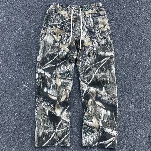 Pantalon de Camouflage à jambe droite pour hommes, Vintage lavé, vieux Hip Hop