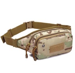 Camouflage tactische wasitbag Outdoorcycling Running taille tas waterdichte oxford molle tassen camping wandel taillezakken