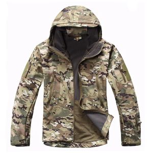 Camouflage tad v4.0 jas lurker haai skin soft shell tactisch jas waterdichte winddichte sportjack multicam