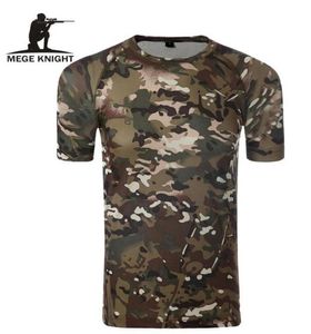 Camiseta de camuflaje, medias transpirables de secado rápido, camiseta táctica del ejército, camiseta de compresión para hombre, Bodybulding de Fitness de verano 8151190