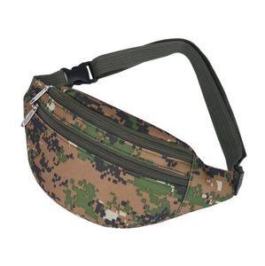 Bolsa de cintura de camuflagem oxford táticas bolsa de cintura feminina masculina bolsas de peito escalada ao ar livre caminhadas fanny packs campo acampamento telefone pacote de quadril