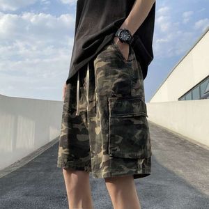 Camouflage Workwear Shorts for Men's Summer Slim 2024 Pantalon de sport de basket-ball polyvalent décontracté à cinq points M520 24