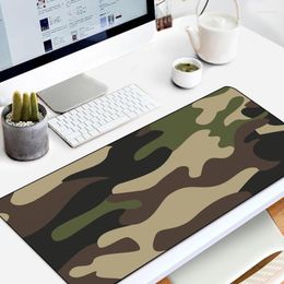 Camouflage XXL Mause Pad Clavier d'ordinateur portable Tapis de bureau Gamer Mouse Grand Tapis de souris Grand