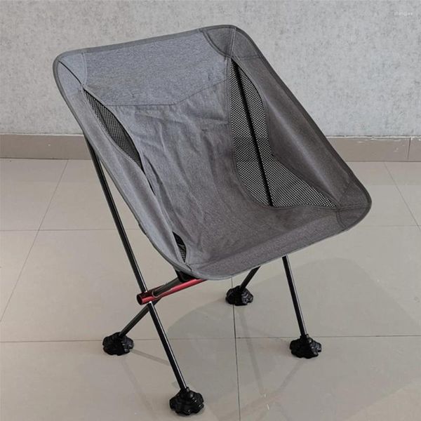 Muebles de campamento 1/4 unids Taburete Tapas de pierna antideslizante Silla al aire libre Protector Manga Ángulo ajustable Resistente al desgaste Ligero para viajes Senderismo