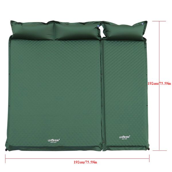 Meubles de camping 13 personnes épais 5 cm automatique matelas auto-gonflable coussin coussin tente tapis de camping lit confortable chauffage déjeuner repos touriste 230617