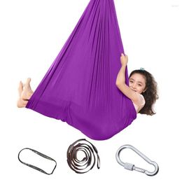 Kampmeubilair 1m/1,5 m kinderen buiten indoor swing hangmat om te knuffelen tot sensorische kindertherapie zacht elastisch pakket stabiele stoel