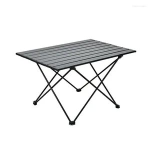 Camp Furniture 2024 Table pliante de camping extérieur Péroïque BBQ BBQ PORTABLE Pliable Bureau Ultralgle High Strength Aluminium