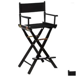 Camp Furniture 30 Directors Chair Black Frame-Black Canvas Drop Delivery Sports Outdoors Camping Hiking en DHY19
