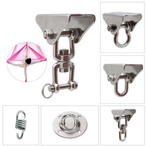 Muebles de campamento de acero inoxidable 304, Kit para colgar en el techo, soporte de suspensión de ancla, colgador de gancho para hamaca de Yoga, columpio sexual, silla, saco de arena