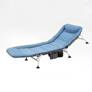 Mobilier de camping inclinable portable réglable et pliable, chaise longue d'extérieur, pause déjeuner, lit pliant, bureau, confort respirant