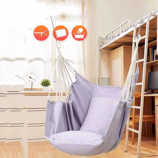 Camp Furniture Balconie Enfants Swing Chair Hammock Relax Cushion Rope Hanging Stand Salon de Jardin Exterieur Outdoor