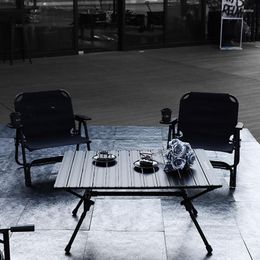 Camp Furniture Balkon opvouwbare campingtafel Koffie bureaus Vissen Strand vloerplank Mesas Pegables Portatil Gadgets 47