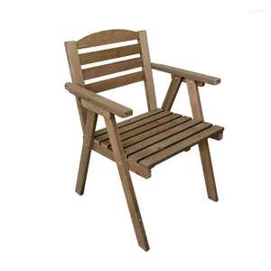 Mobilier de camp, chaise de loisirs pour balcon, ensemble de Table pliante en bois inclinable pour l'extérieur, canapé simple en bois massif