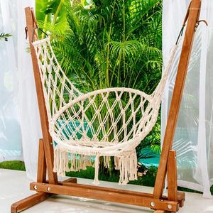 Camp de meubles de camp balcon swing chaise à bascule à maison simple planeur intérieur en bois massif adulte jardin à