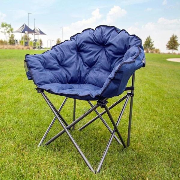 Camp Furniture Coussin rembourré bleu pour extérieur, salon, patio, club