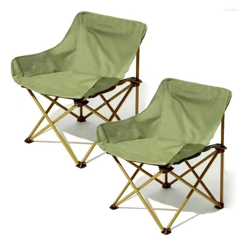 Muebles de campamento Silla de camping Luna plegable para picnic Playa Pesca Portátil Ligero al aire libre