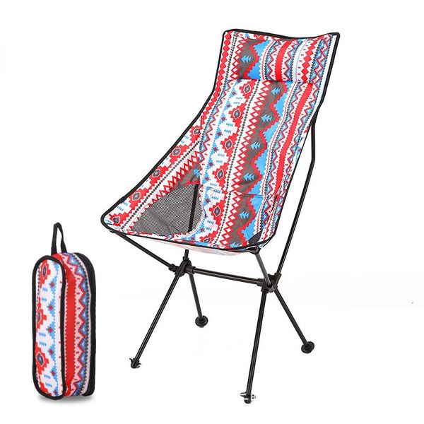 Mobilier de camping Chaise de camping Portable Chaises pliantes légères pour jardin Randonnée en plein air Randonnée Voyage Pique-nique Pêche Plage 230801
