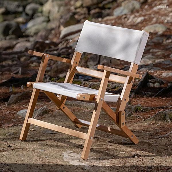 Mobilier de Camping chaises de Camping chaise pliante chaise longue d'extérieur fauteuil Portable touristique pliable jardin en bois détente