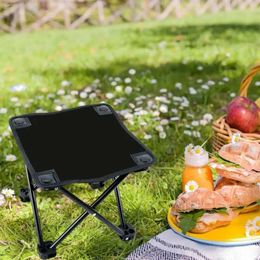 Camp Meubles Camping Tabouret pliant Adultes Poui-Foot Saddle Pite For Picnic BBQ Lounge Patio Furniture Outdoor Chaises Camping Vendeur