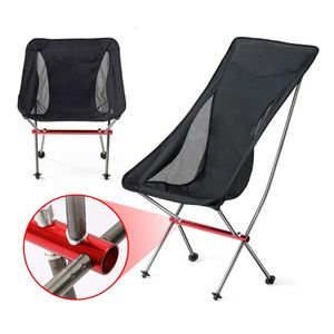 Mobilier de camp Camping chaise pliante ultralégère super dure charge élevée chaise de voyage en plein air portable plage randonnée pique-nique siège outils de pêche chaise 231212