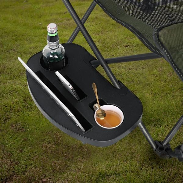 Porte-gobelet de chaise, meubles de Camping, avec fente pour téléphone Portable, Table d'appoint inclinable, multifonction, universel, Portable pour Camping pique-nique