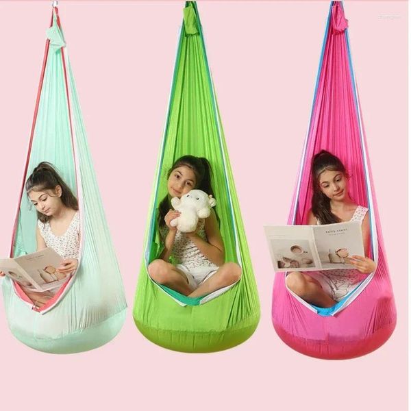 Camp Meubles Jardin pour enfants suspendus suspendus suspendues hamacs gonflables Cradle coco chaise swing extérieur pour balcon swings enfants SPD 2024