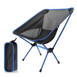 Meubles de camping Amovible Portable Pliant Lune Chaise Chaises De Camping En Plein Air Chaise De Pêche De Plage Ultra-Léger Voyage Randonnée Pique-Nique Siège Outils 230621