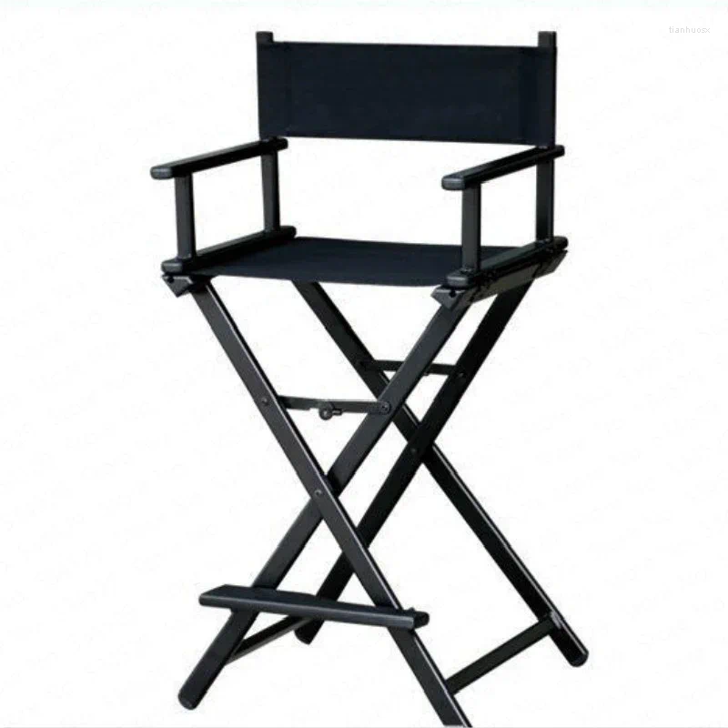 Krzesło obozowe dyrektor mebli aluminiowy składany salon zewnętrzny płótno plażowe biuro makijaż formalne krzesła do jastrzętu dotomy