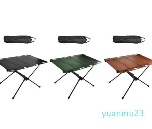 Table de Camping pliable, meubles de Camp, avec trou de sac de transport pour bureau suspendu, pique-nique, arrière-cour, randonnée, jardin