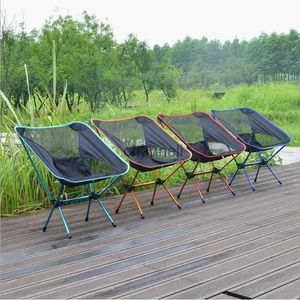 Mobilier de camp chaise d'extérieur pliable chaise balançoire de jardin chaise de lune de plage avec oreiller pour Camping pêche chaise Portable ultralégère YQ240315
