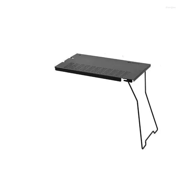 Muebles de campamento Mesa de alambre portátil plegable para acampar, tablero de extensión de combinación libre, estante lateral para exteriores