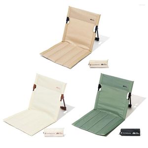 Kampmeubilair opvouwbare enkele luie stoel lichtgewicht Universal Backlest Comfortabele kussen slijtvast voor patio gazon