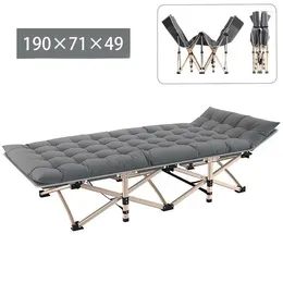 Muebles de campamento cama plegable ultra luz portátil al aire libre multifunción reclinable autoabolsación