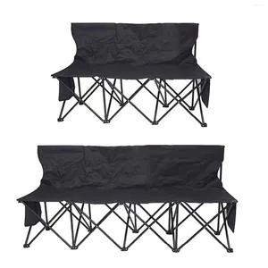 Camp Furniture Folding Bench zitplaatsen Meerpers met zijzakken opvouwbare zijlijn