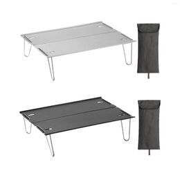 Camp Furniture TABLE DE CAMPING PLIANTE EN ALUMINIUM PIQUE-NIQUE PORTABLE POUR FÊTE BBQ RANDONNÉE EN PLEIN AIR