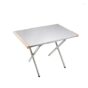 Table de Camping pliante, mobilier de Camping ultraléger, Portable, pique-nique en plein air, salle à manger, bureau en bois en alliage d'aluminium, haute durabilité, randonnée